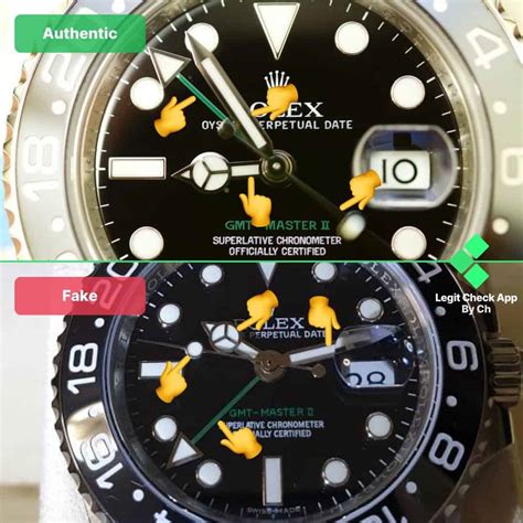 real vs fake rolex gmt|how to check for rolex.